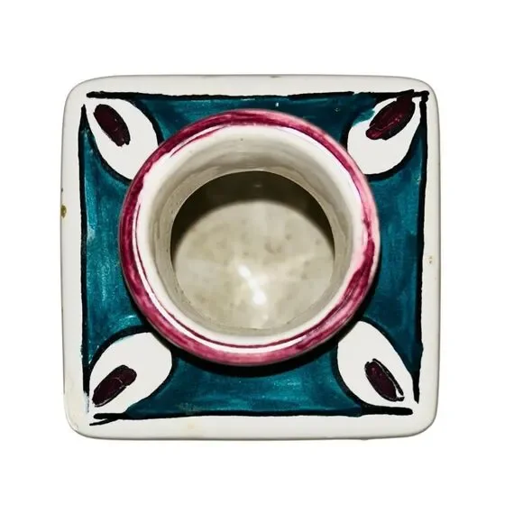 Handpainted Firenze (Florence) Ceramic Vase Italian Pottery - Picture 4 of 4